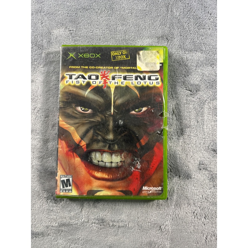 Tao Feng‎ Fist of the Lotus Original Xbox Game Microsoft Fighting Complete CIB